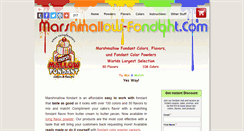 Desktop Screenshot of marshmallow-fondant.com
